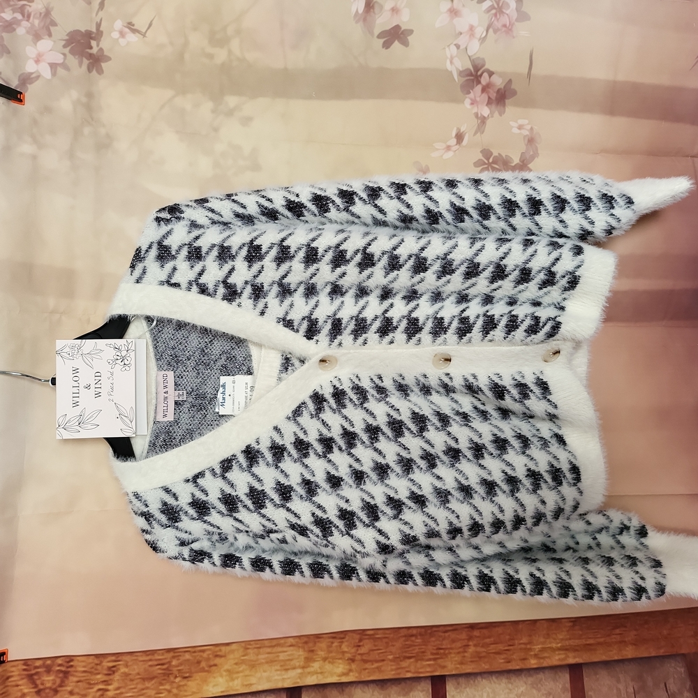 NWT 2pc cardigan sweater set